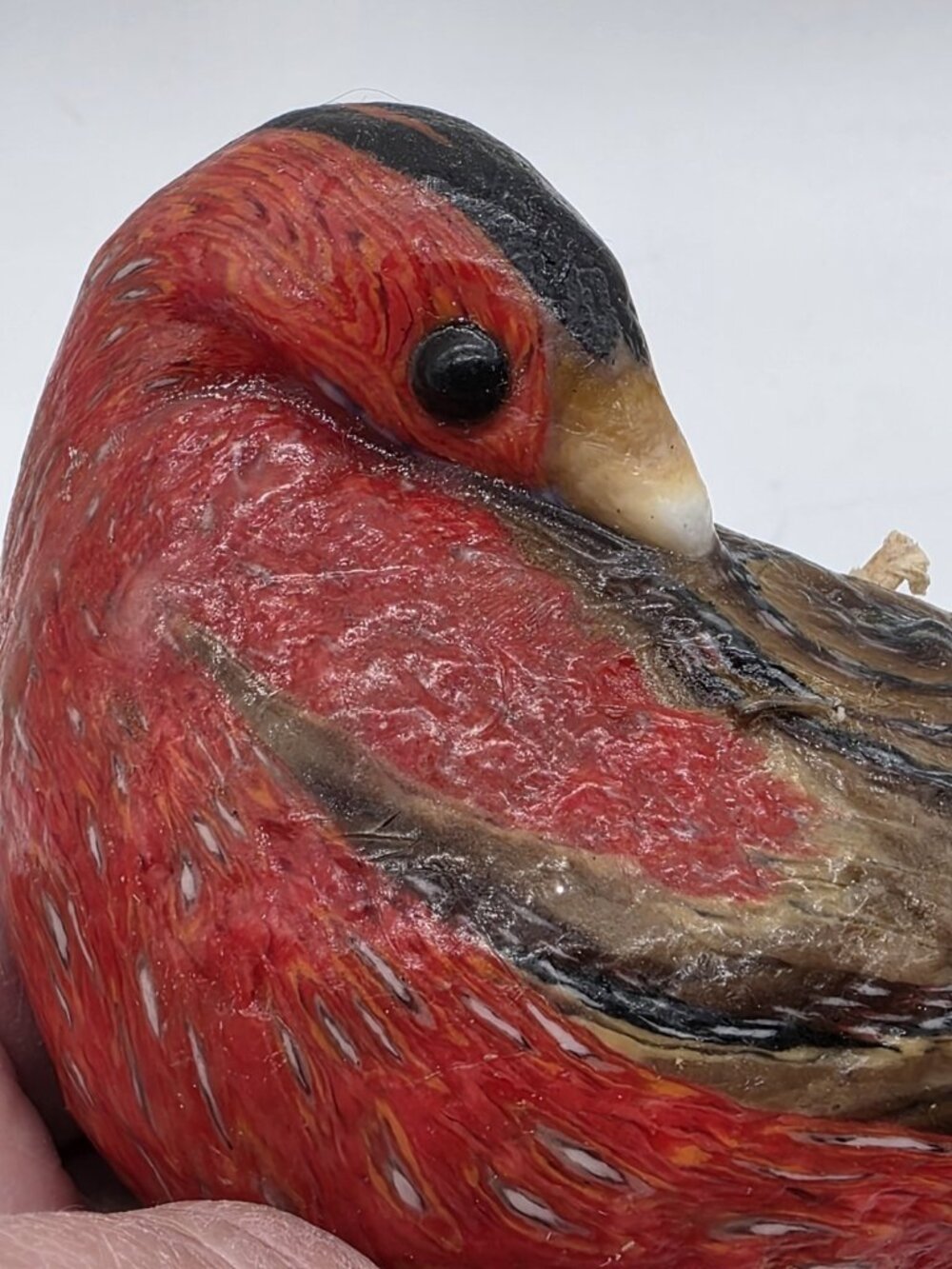 Unique Quail Bird Figure Wax Candle Made In Swaziland VTG Boho Summer New SEE - Picture 2 of 12